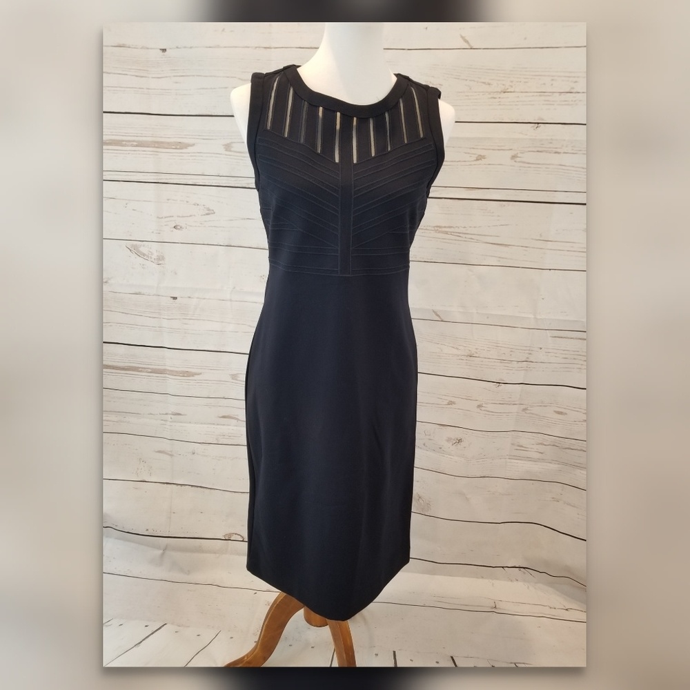 Tahari blue dress size 6